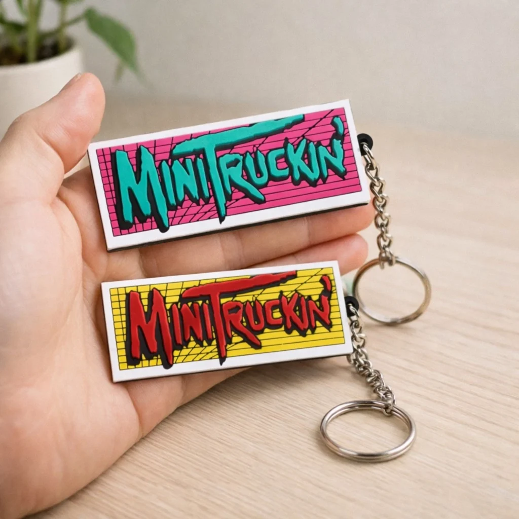 Brelok gumowy z własnym logo na zamówienie z PVC