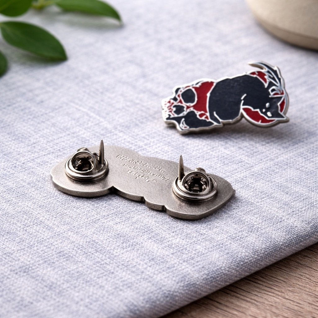 Przypinki z logo na zamówienie klasyczne z nadrukiem